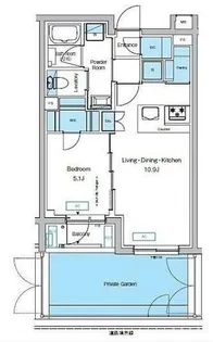 プレディアコート代々木上原【1階】の間取り
