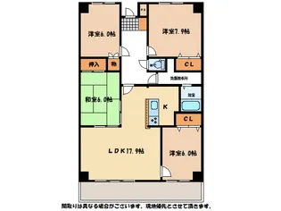 ケントパレス徳島南【8階】の間取り