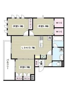 寿ハウス【2階】の間取り