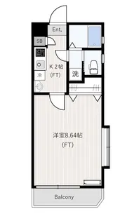 クレシェンテ上平間【1階】の間取り