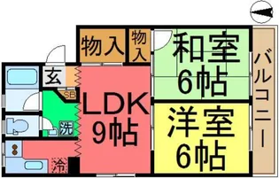 長瀬マンション【3階】の間取り