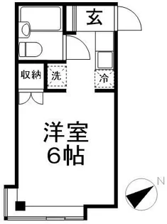 メゾン・ベルボア【1階】の間取り
