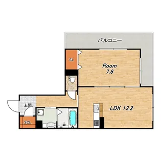 仮称)吉祥院宮ノ東マンション【2階】の間取り