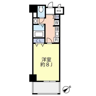 グランヴァンウエストヴィル町田【4階】の間取り