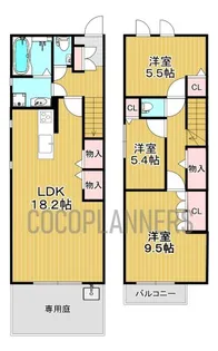 熊本県熊本市東区花立2【一戸建】の間取り