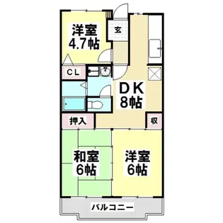 ツイン青山 北館【2階】の間取り