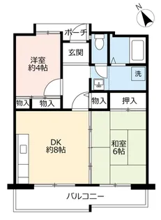 UR奈良青山【1階】の間取り