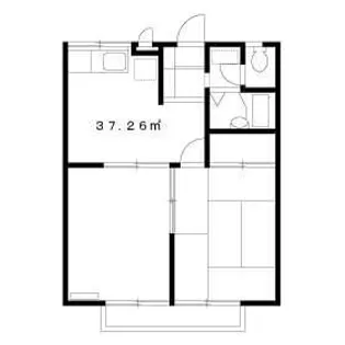 神奈川県川崎市高津区久地1【アパート】の間取り