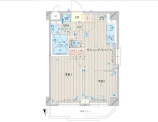 ルーブル上板橋【1階】の間取り