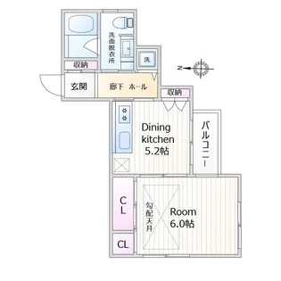 グレイスハイム【2階】の間取り