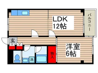 フォンティ-ヌ壱番館【3階】の間取り