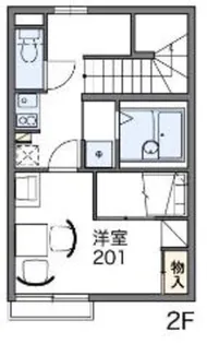 レオパレスライト II(36891)【2階】の間取り