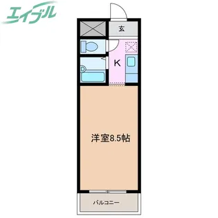 アイボンラビアン【2階】の間取り