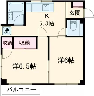 サンシティー立石【2階】の間取り
