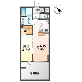 コンフォール【1階】の間取り