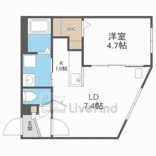 Relate澄川【4階】の間取り