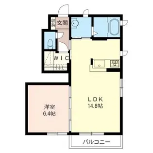 リヴィエール【1階】の間取り