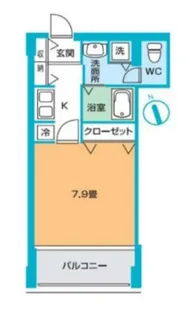 GALAXY【4階】の間取り