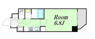 レジデンス福島II【4階】の間取り