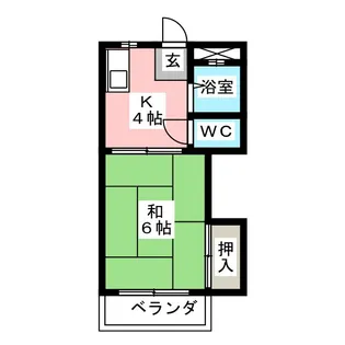 メゾンキスリ【2階】の間取り