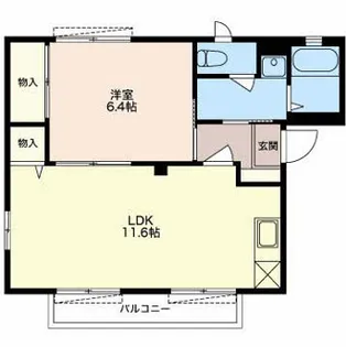 ヒルヴィレッジ【2階】の間取り