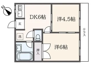 アゼリア6【1階】の間取り