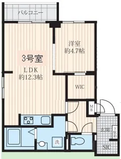 フォセット深沢【3階】の間取り