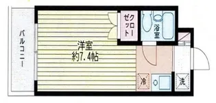 コスモリード北千束【2階】の間取り