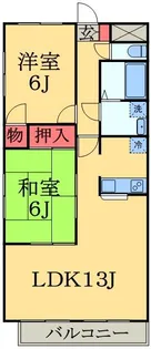 ゼファーシャンティオン蘇我壱番館【3階】の間取り