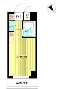 キャッスルマンション大森A号館【8階】の間取り