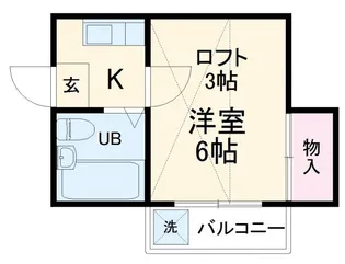 レセンテ新瑞橋【2階】の間取り