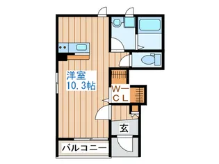 ベルクレスト【1階】の間取り