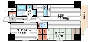 プレジオ本町【2階】の間取り