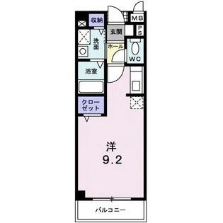 レ-ルサイド木村【2階】の間取り