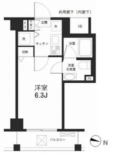 アーバンファースト神楽坂【2階】の間取り