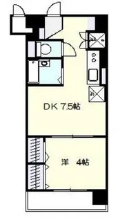 曳舟スカイハウス【6階】の間取り