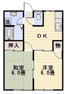 カルム桜山【1階】の間取り