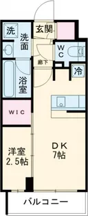 アジールコート豪徳寺【1階】の間取り