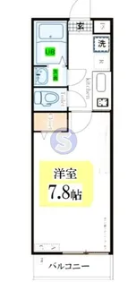 アークリード洛北【4階】の間取り