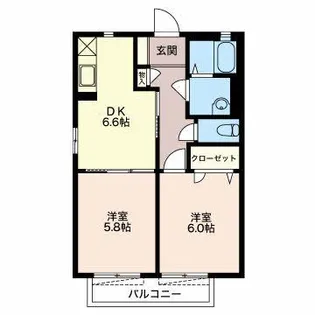 シンフォニア【2階】の間取り