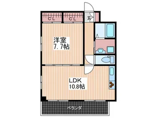 ブリスベン【3階】の間取り