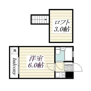ジュネパレスシオン【2階】の間取り