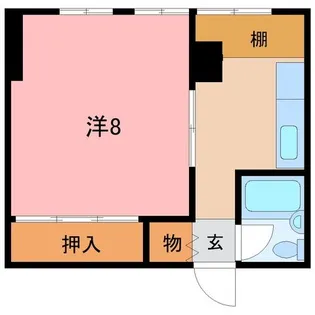 コーポ日野【1階】の間取り