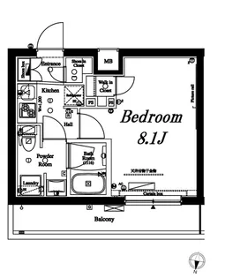 アクサス明大前【4階】の間取り