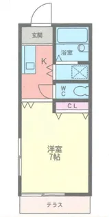 シャトル原【1階】の間取り