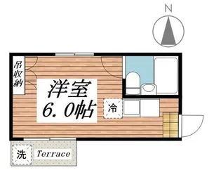 ドミー東高円寺G【1階】の間取り