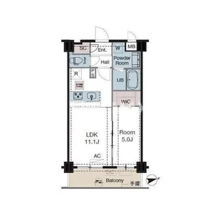 ラグゼナ東陽町【8階】の間取り