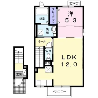 コンフォートCの間取り