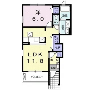 ノース・エクセル【1階】の間取り