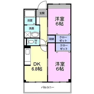 エアリーヒル【1階】の間取り